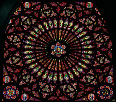 South Rose Window (13th century) by French School